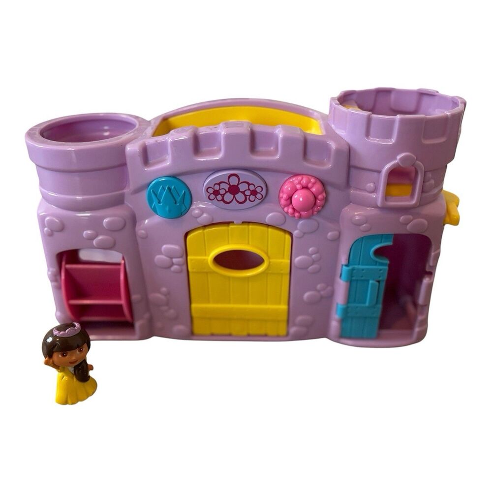 Dora Explorer Bathtime Castle Toy 2008 Nick Jr Princess W/Dora Figure Rare VTG